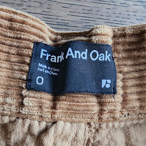 Frank and Oak corduroy brown 🤎 pants, size 0 - Picture 4 of 12